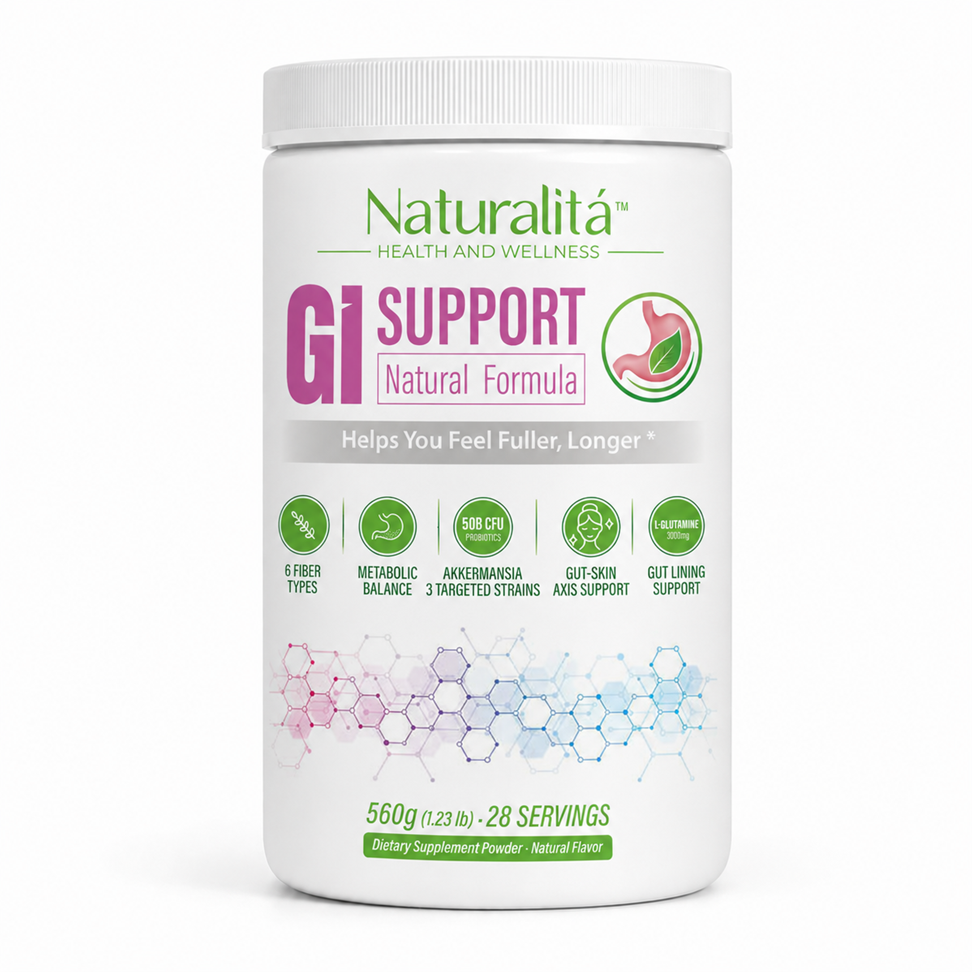 Naturalitá Wellness Fiber Blend – Daily Digestive Support Powder