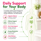 Naturalitá Support Daily Fiber Wellness Blend – Prebiotic & Probiotic Fiber Formula for Daily Use