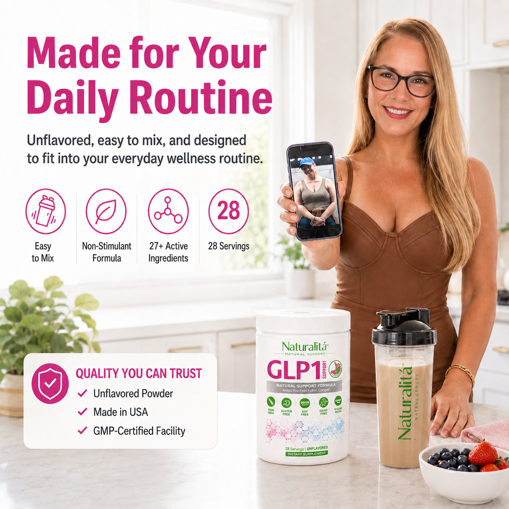 Naturalitá Support Daily Fiber Wellness Blend – Prebiotic & Probiotic Fiber Formula for Daily Use